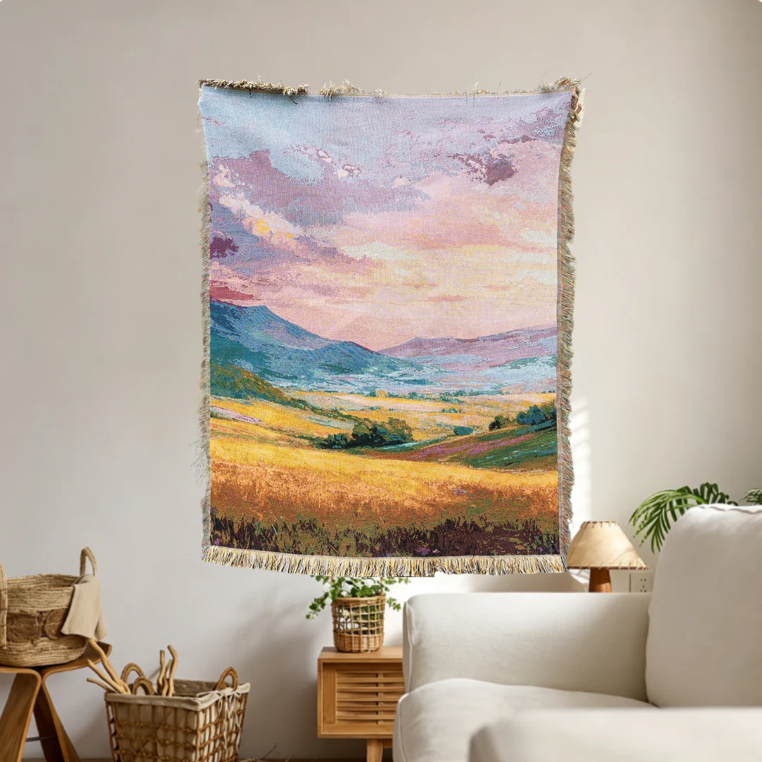 Home Decor Tapestry-Wheat Field