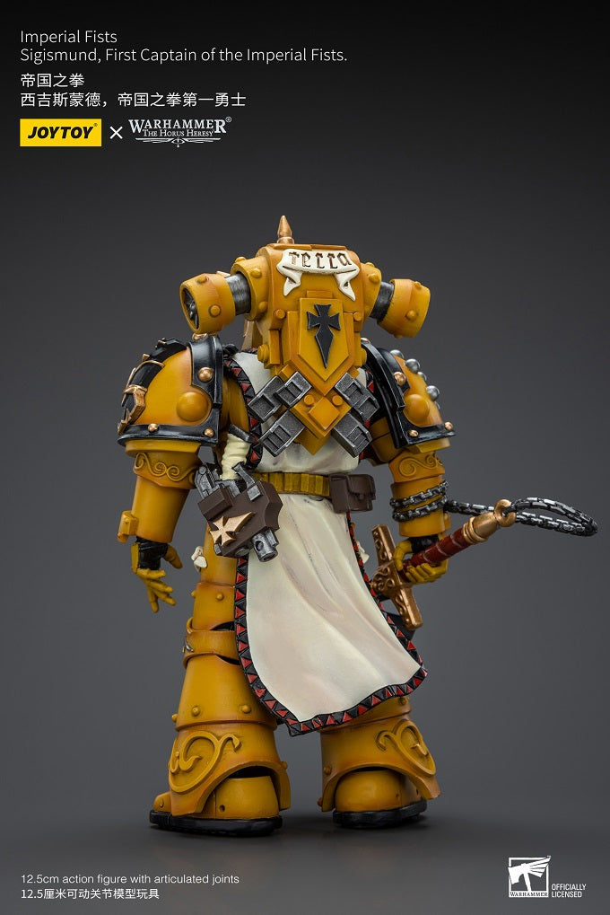 Imperial Fists Sigismund, First Captain of the Imperial Fists - Warhammer The Horus Heresy Action Figure By JOYTOY