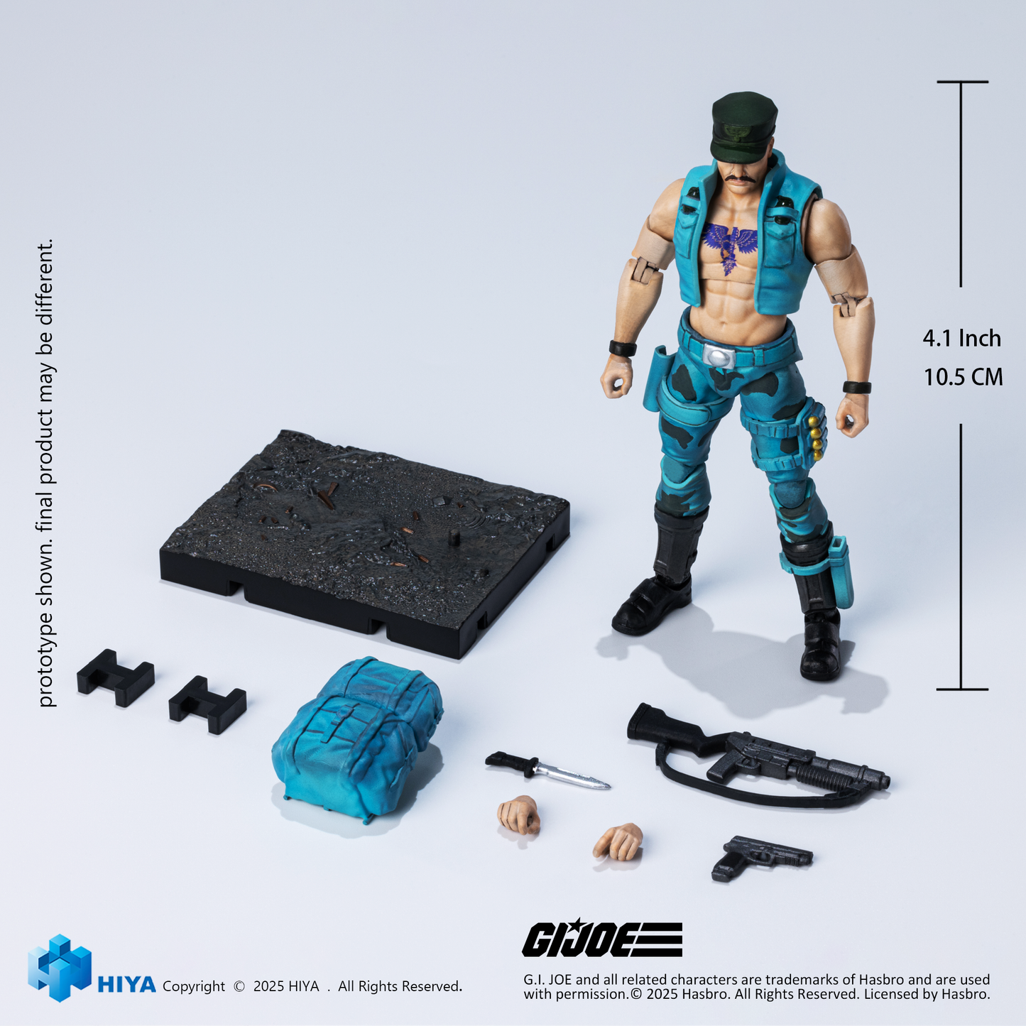 G.l.Joe Gung-Ho MarineVer EXOUISITE MINI 1/18 Scale- Action Figure By HIYA Toys