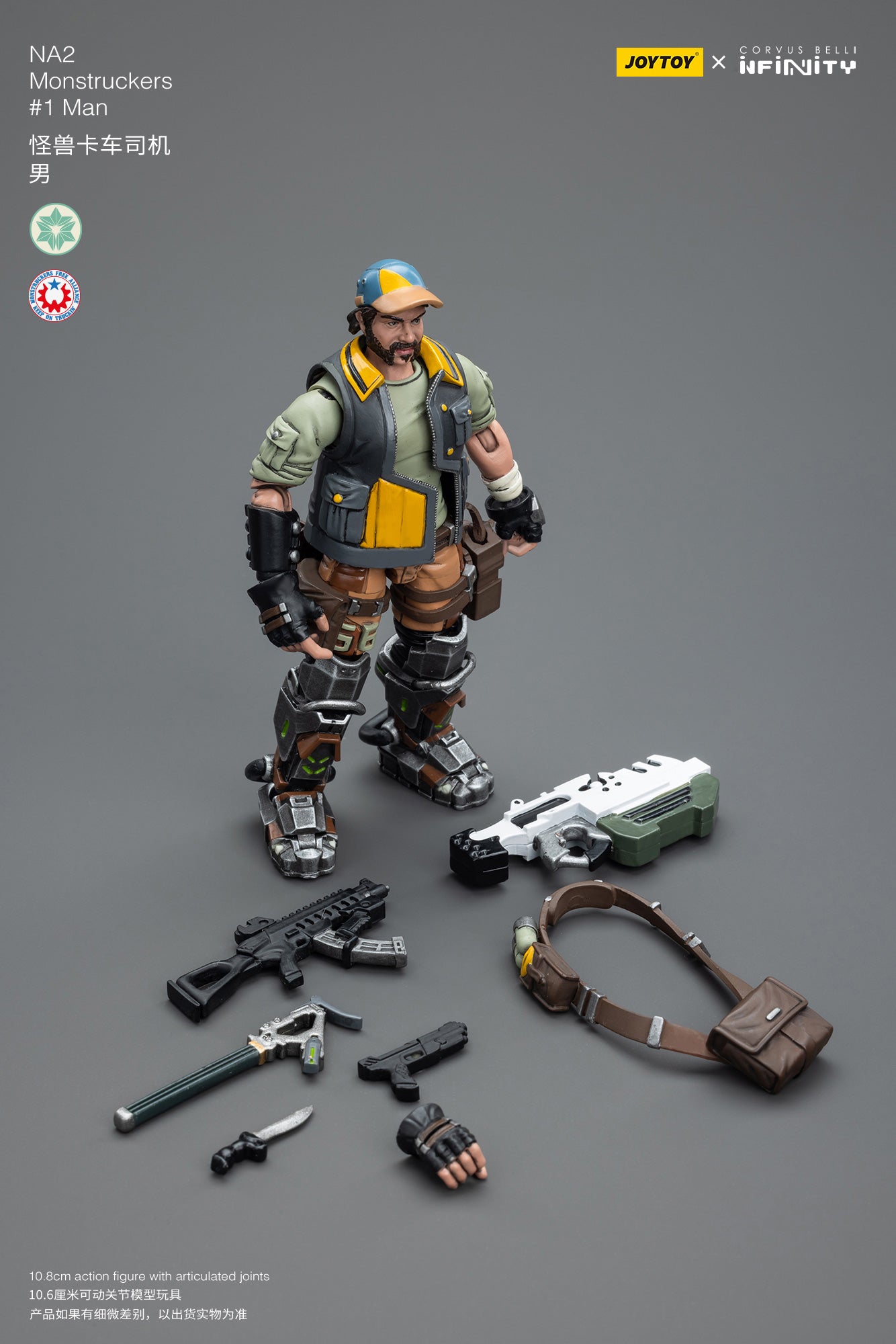 NA2 Monstruckers #1Man - Corvus Belli - Infinity Action Figure By JOYTOY