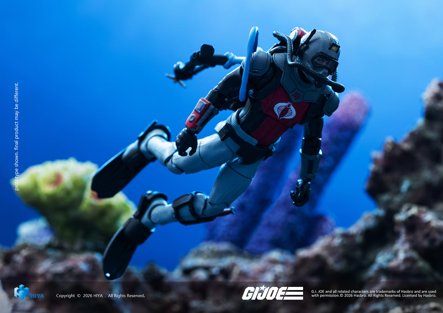 Cobra Eel - G.I JOE EMG0458 -1/18 Scale Action Figure By HIYA Toys