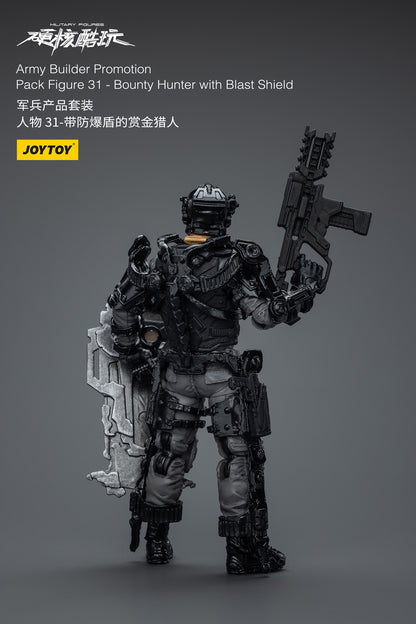 Army Builder Promotion Pack Figure 31 - Bounty Hunter with Blast Shield- Soldiers Action Figure By JOYTOY