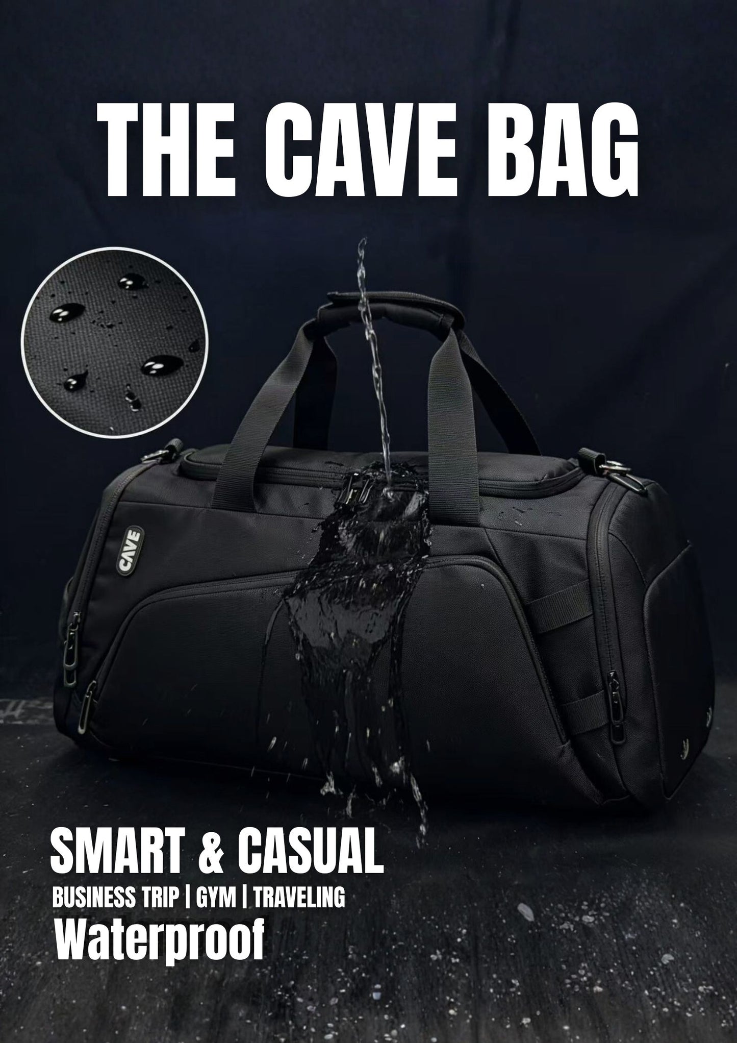 The Cave Bag - 3 in 1 Enhanced Multinational Backpack by CAVE