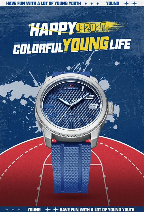NAVIFORCE 9202T-Men's Waterproof Quartz Watch