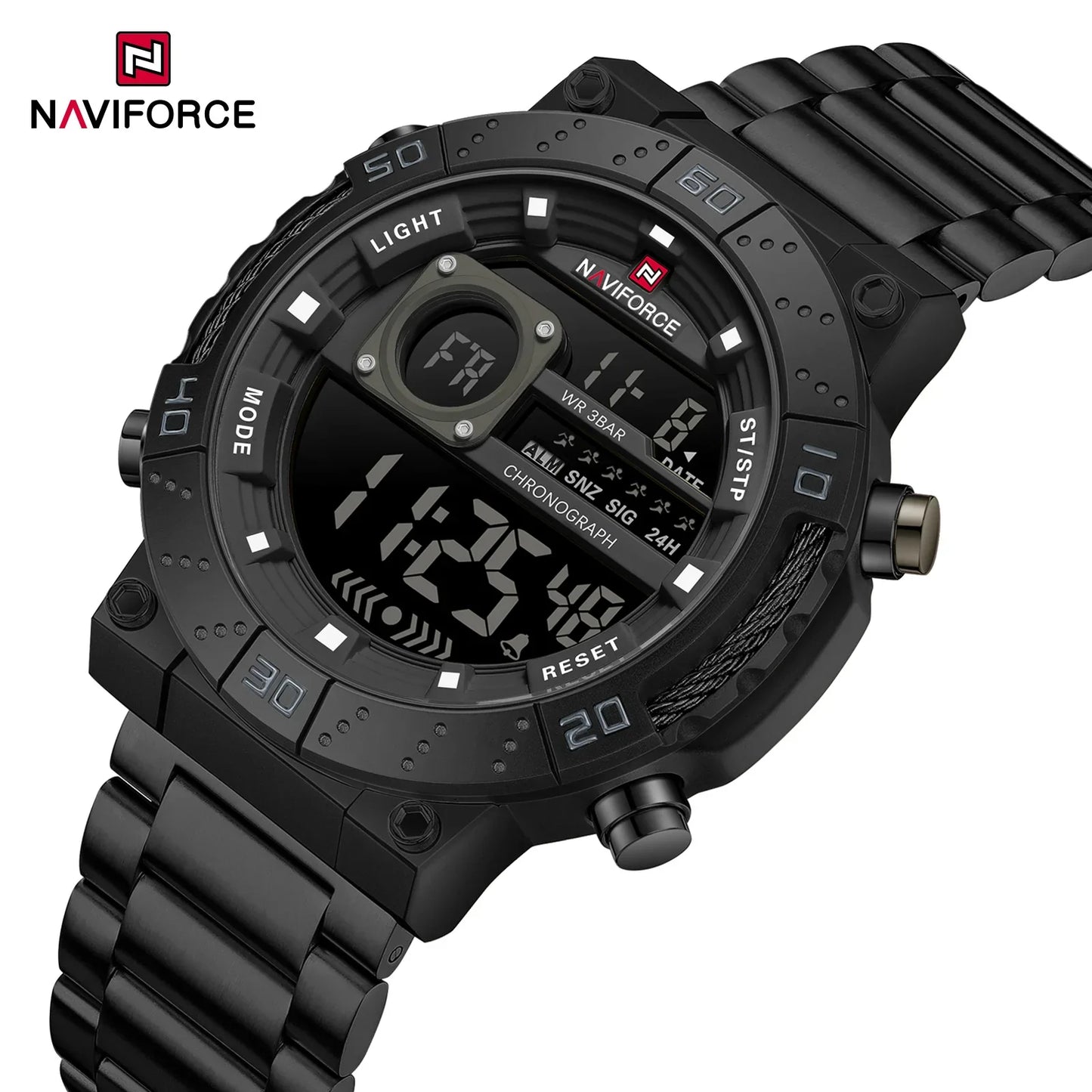 NAVIFORCE-9241S-Men's Business Watch-black
