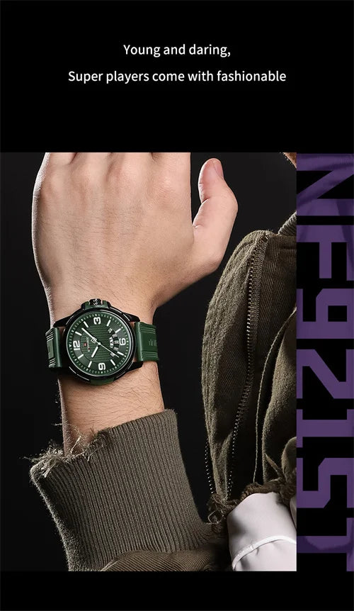NAVIFORCE 9215T-Men's Waterproof Quartz Watch