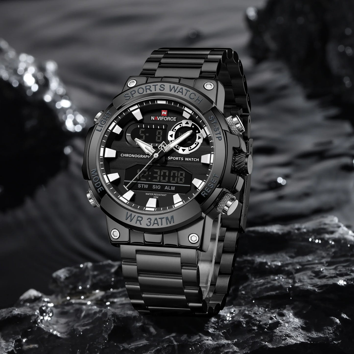 NAVIFORCE 9237 Business Waterproof Quartz Watch.