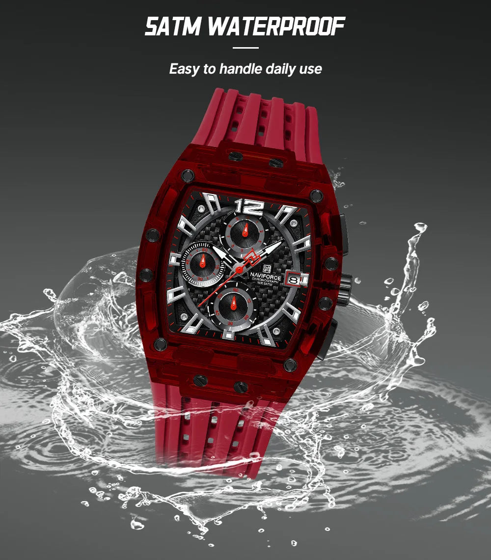 NAVIFORCE 7105-High-Quality Waterproof Watch