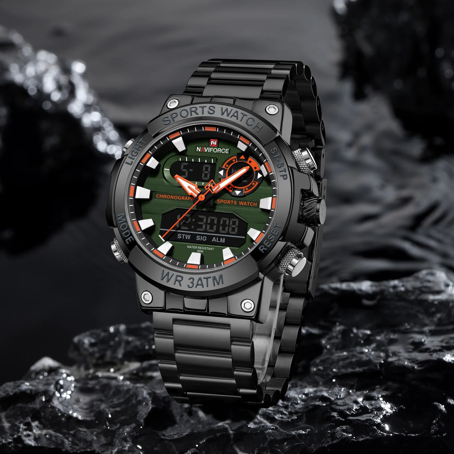 NAVIFORCE 9237 Business Waterproof Quartz Watch.
