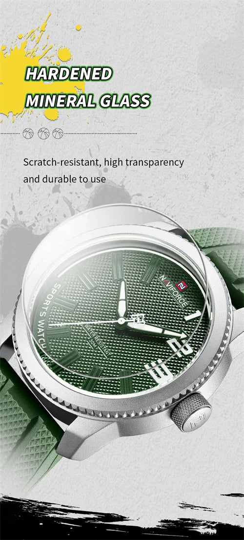 NAVIFORCE 9202T-Men's Waterproof Quartz Watch