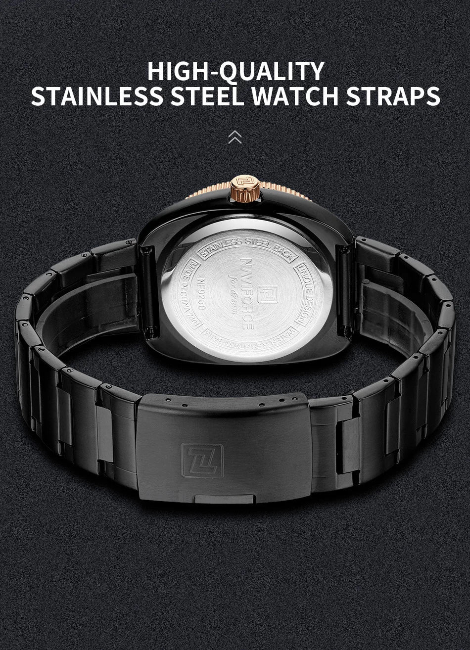 NAVIFORCE Watch 9250 Business Waterproof Quartz Watch.