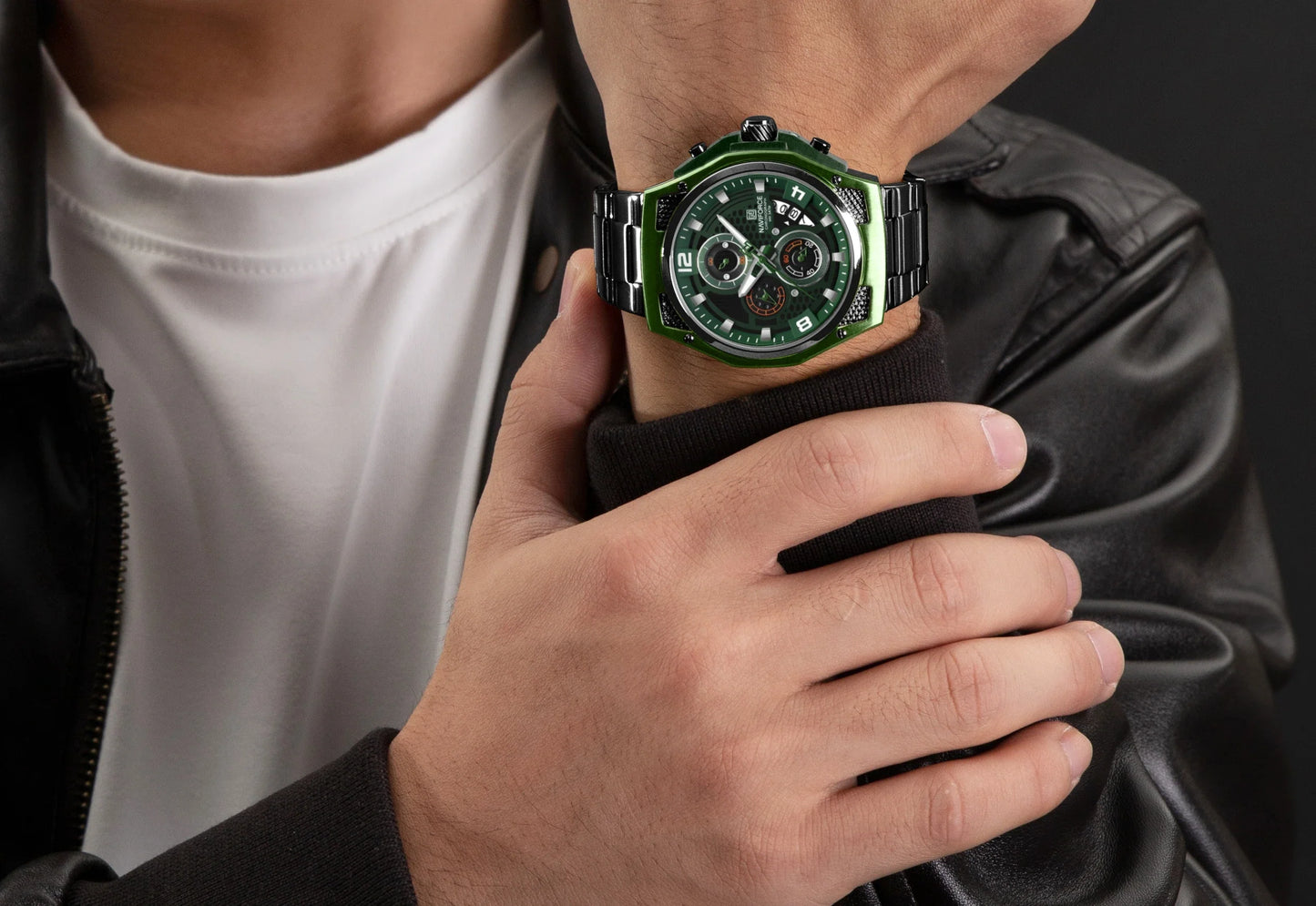 NAVIFORCE Watch 8051S Business Waterproof Quartz Watch.