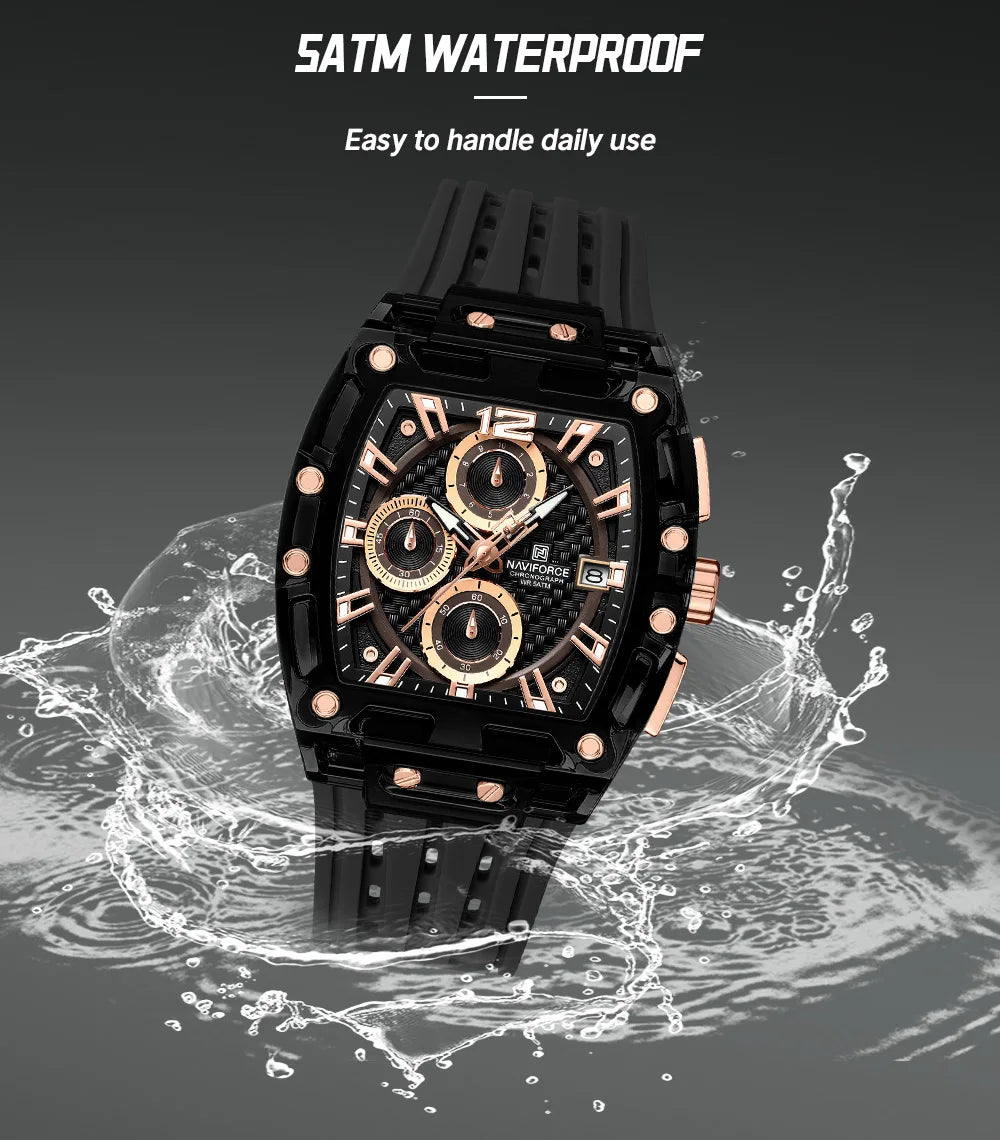 NAVIFORCE 7105-High-Quality Waterproof Watch