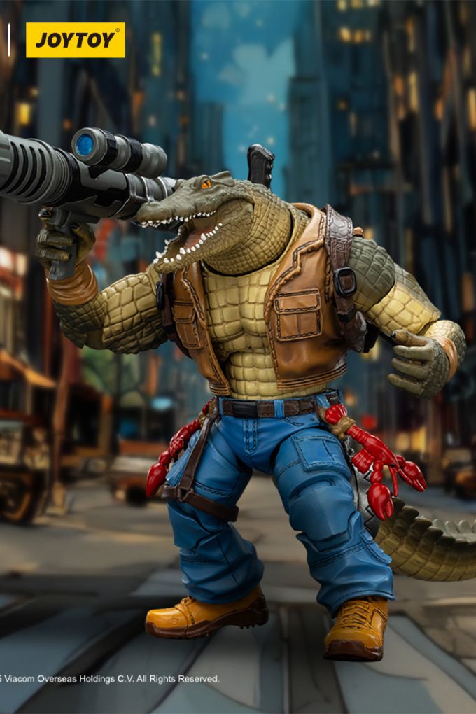 集英社 - エカシオトンプイ TMNT - Leatherhead - TMNT 1/18 Action Figure by JOYTOY – LT Cave