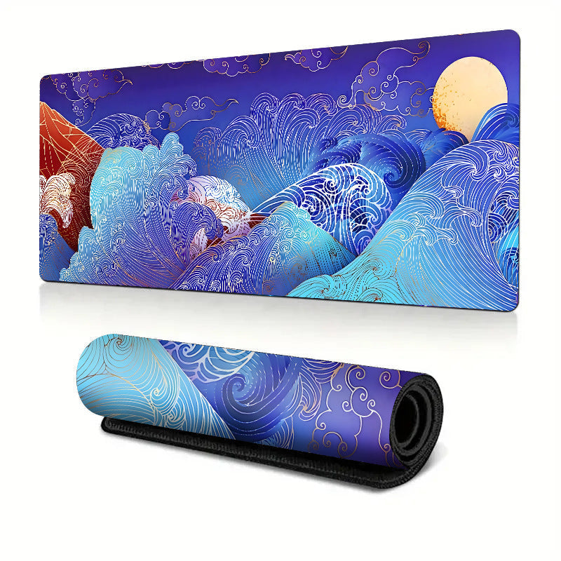 Japanese Style Desk Mat-Moon