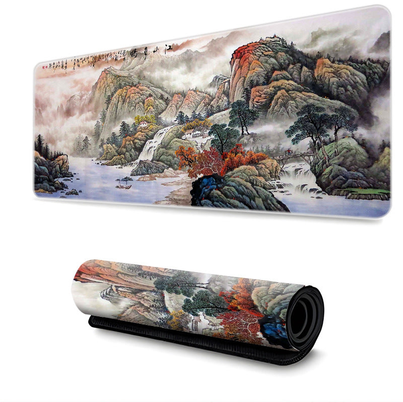 Chinese Style Desk Mat-Landscape Painting