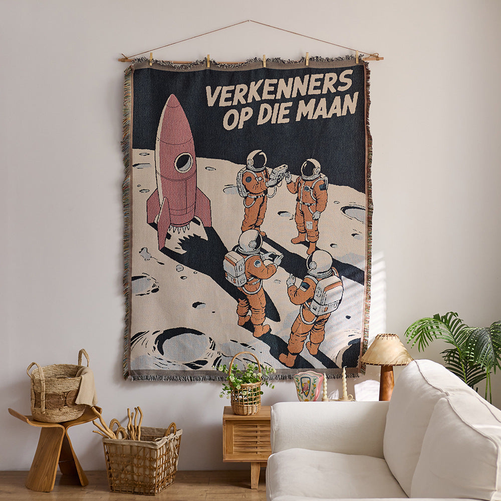 Home Decor Tapestry-Moon Landing