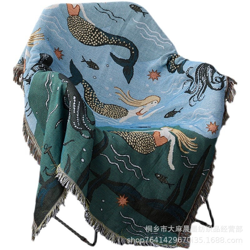 Home Decor Blanket-Mermaid