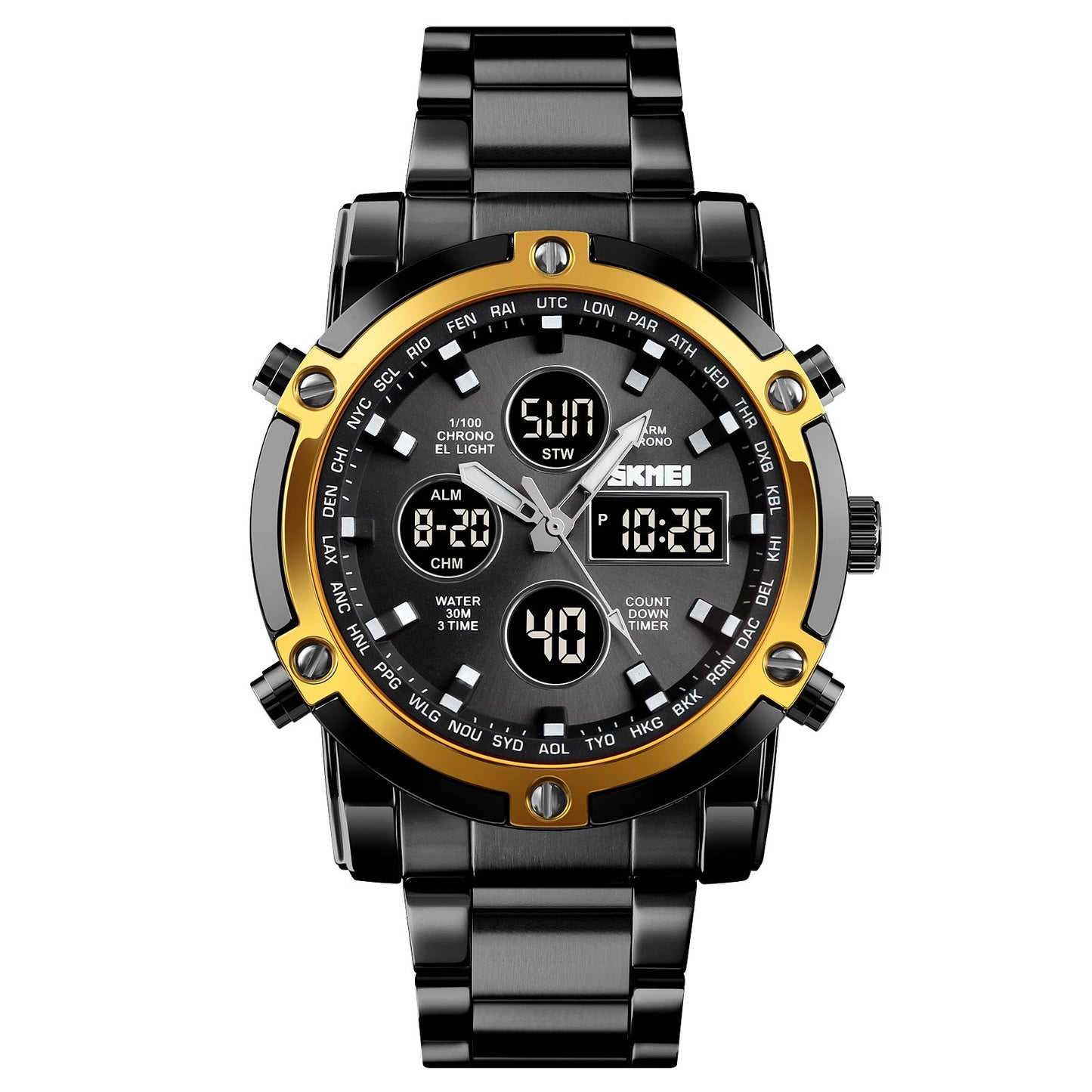 SKMIE - Waterproof Digital Sports Watch for Men - Outdoor Adventure Style-1389