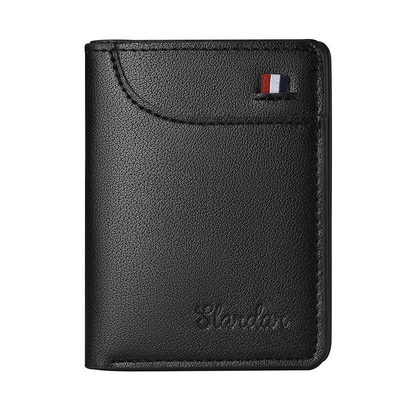 Ultra-thin small wallet - vertical statement wallet