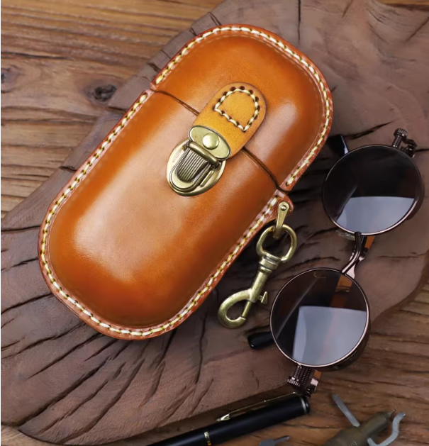 PU leather anti-drop and anti-pressure glasses case