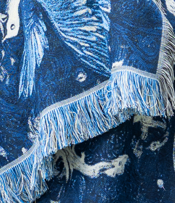 Home Decor Tapestry-Medieval Eagle Woven Blanket