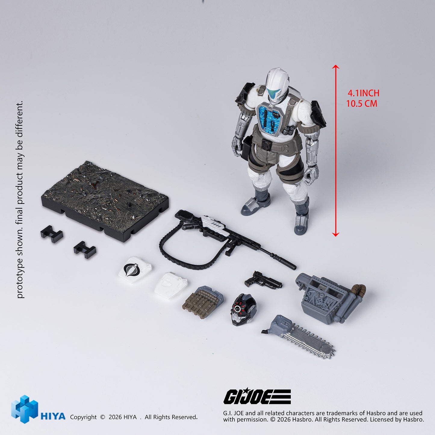 G.I.Joe Arctic B.A.T - HIYA Exquisite Mini Series 1/18 Scale 4.1 Inch Action Figure