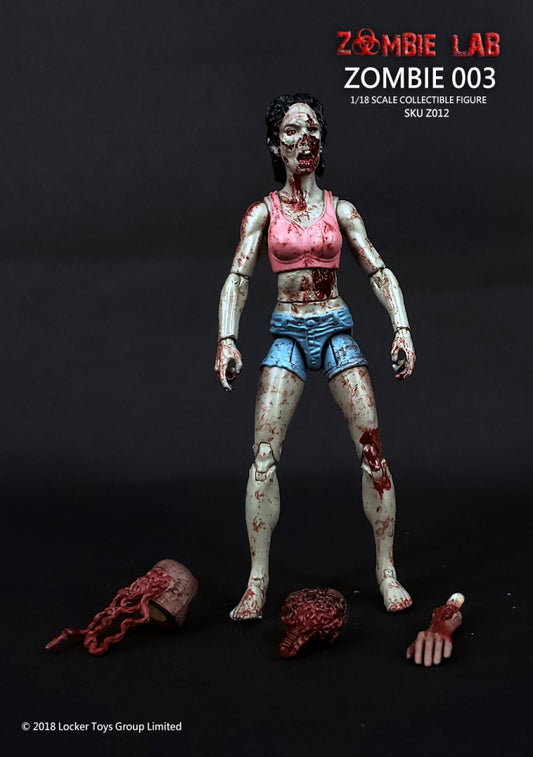 Zombie 003 - Zombie Lab 1/18 Action Figure By Locker Toys Group