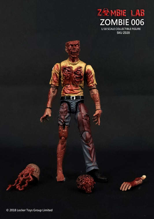 Zombie 006 - Zombie Lab 1/18 Action Figure By Locker Toys Group