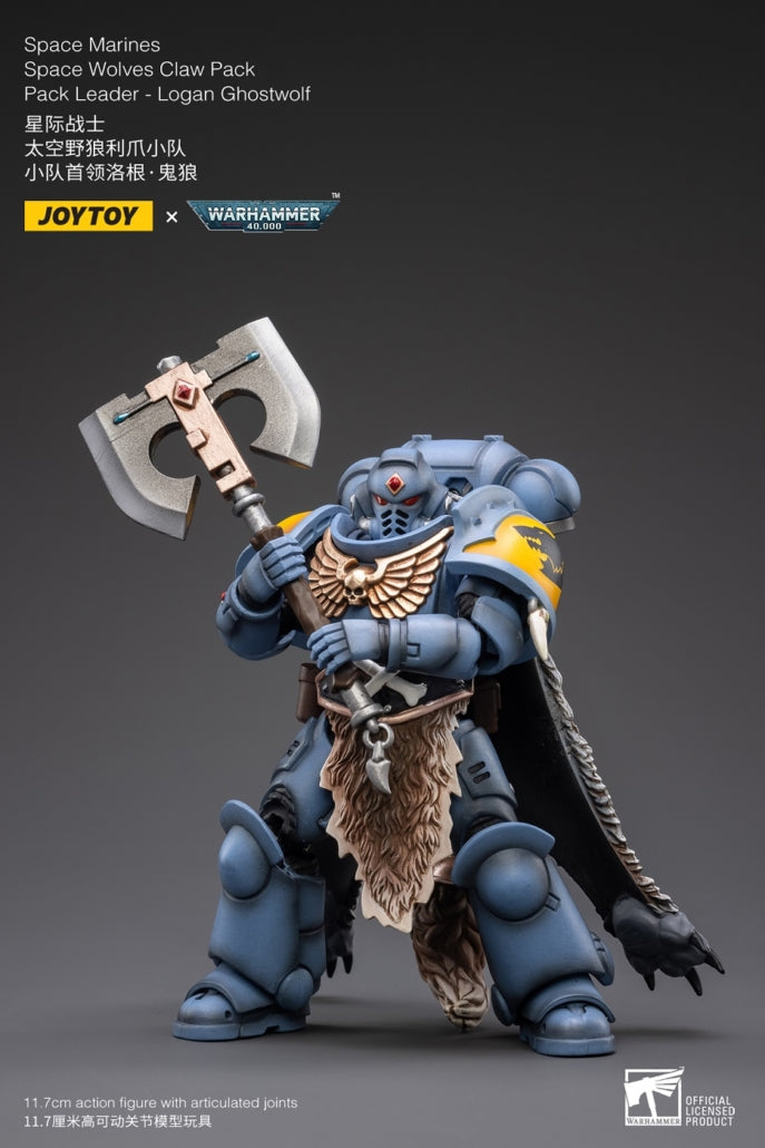 Space Wolves Claw Pack Pack Leader-Logan Ghostwolf