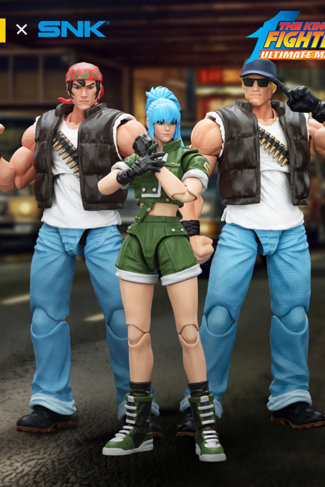 The King of Fighters KOF 98UM Hero Team -SNK 1/18 Action Figure JOYTOY ...