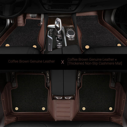 Car Floor Mats with Thickened Non-Slip Nano Fleece Lining