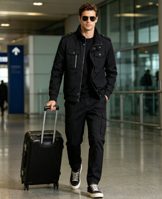Stand-Up Jacket - Black