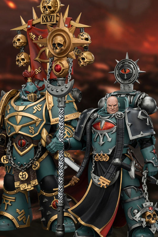 Sons of Horus Dark Emissary Consul & Vheren Ashurhaddon - "The Horus Heresy” 1/18 Action Figure By JOYTOY