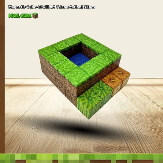 PIXEL CUBE Magnetic- [Twilight Teleportation] 32pcs+1dolls