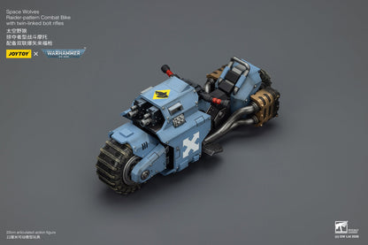 Raider-pattern Combat Bike with twin-linked bolt rifles-Warhammer 40k 1/18 Action Figure By JOYTOY