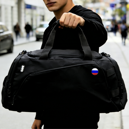 Russia Flag Pin for Backpacks  by CAVE