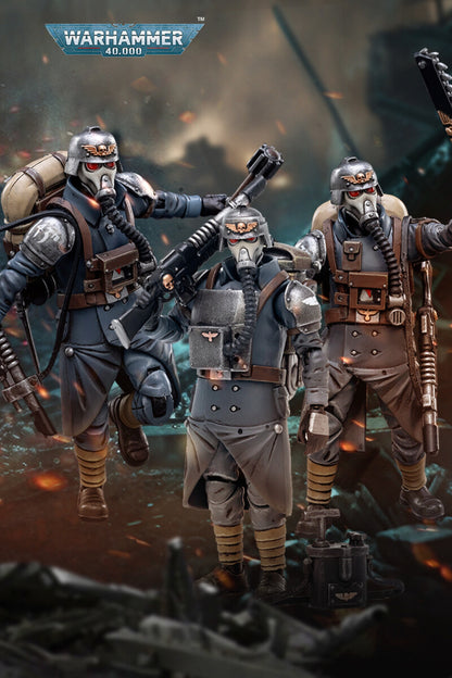 Astra Militarum Death Korps of Krieg Veteran Squad - Warhammer 40K Action Figure By JOYTOY