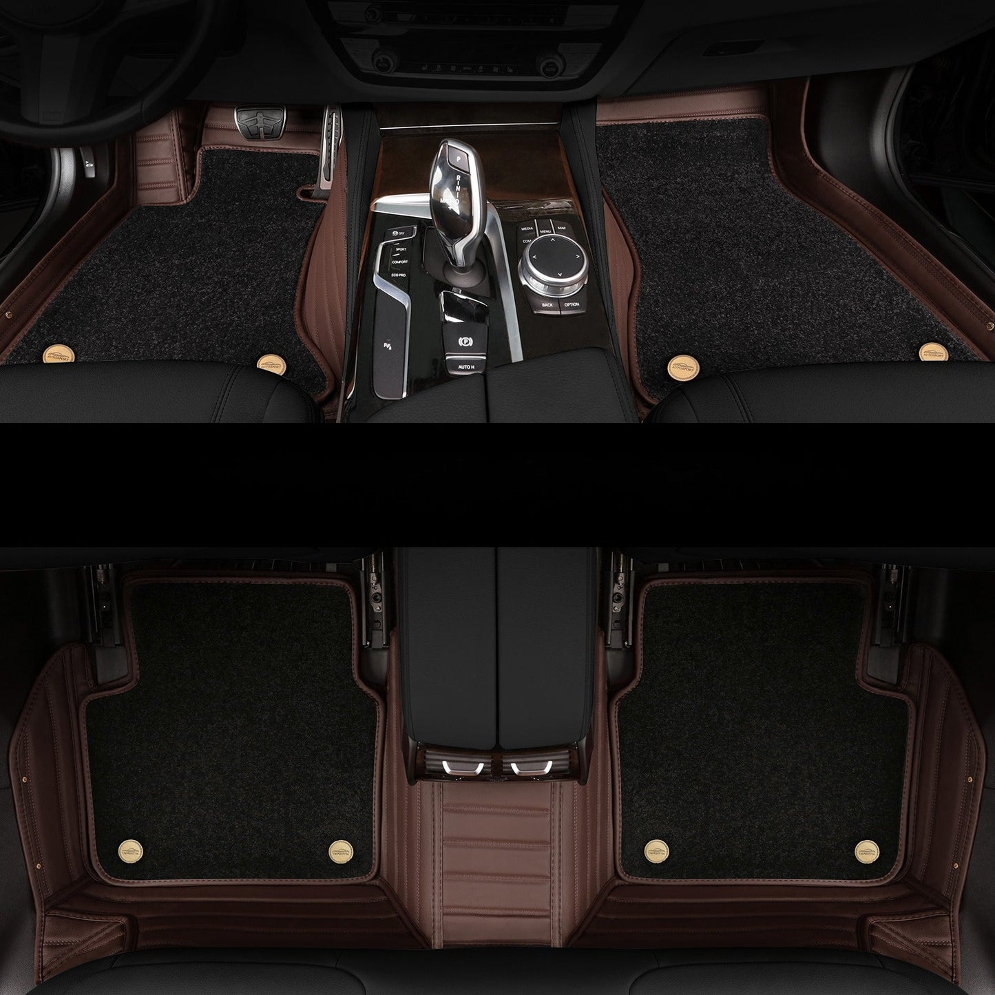 Car Floor Mats with Thickened Non-Slip Nano Fleece Lining