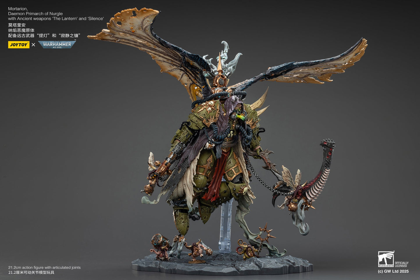 (RE-RUN) Primarch-Warhammer 40k/ "The Horus Heresy” 1/18 Action Figure By JOYTOY