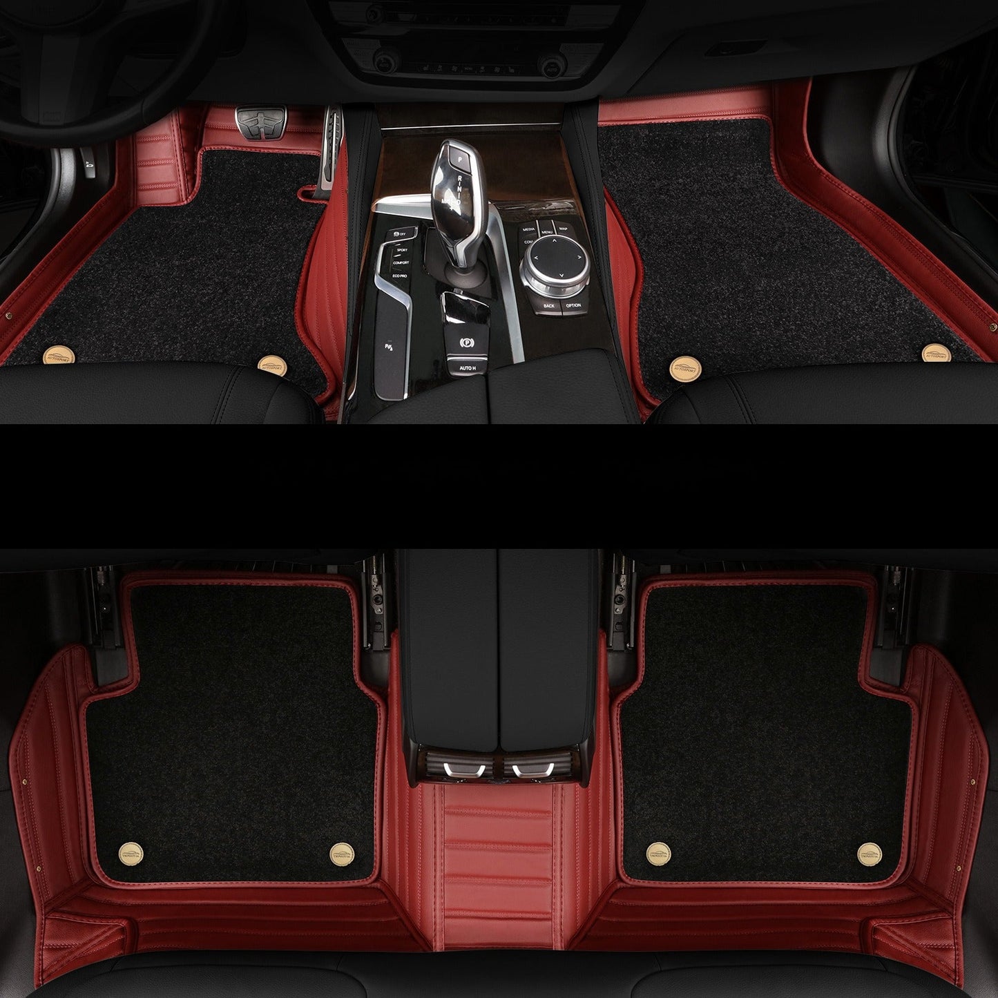 Car Floor Mats with Thickened Non-Slip Nano Fleece Lining