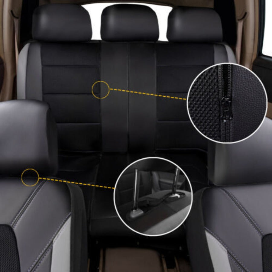 Car Seat Cushion - Bracket Sandwich Splicing Design (5-Seat 9-Piece Set)