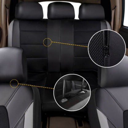 Car Seat Cushion - Bracket Sandwich Splicing Design (5-Seat 9-Piece Set)