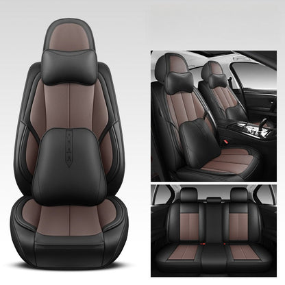 Car Seat Cushion - Sports Full Leather -Five-Seater Deluxe Edition