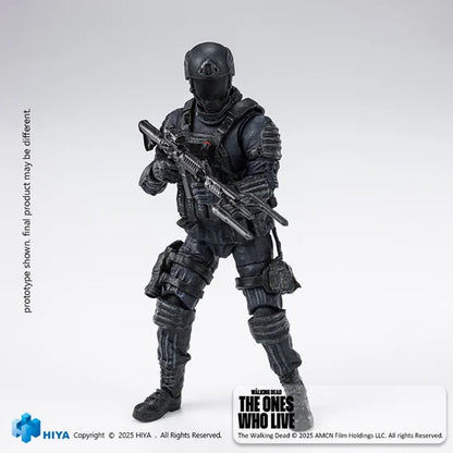 The Walking Dead The Ones Who Lived CRM Soldier - Exquisite Mini Series 1/18 Action Figure By HIYA Toys