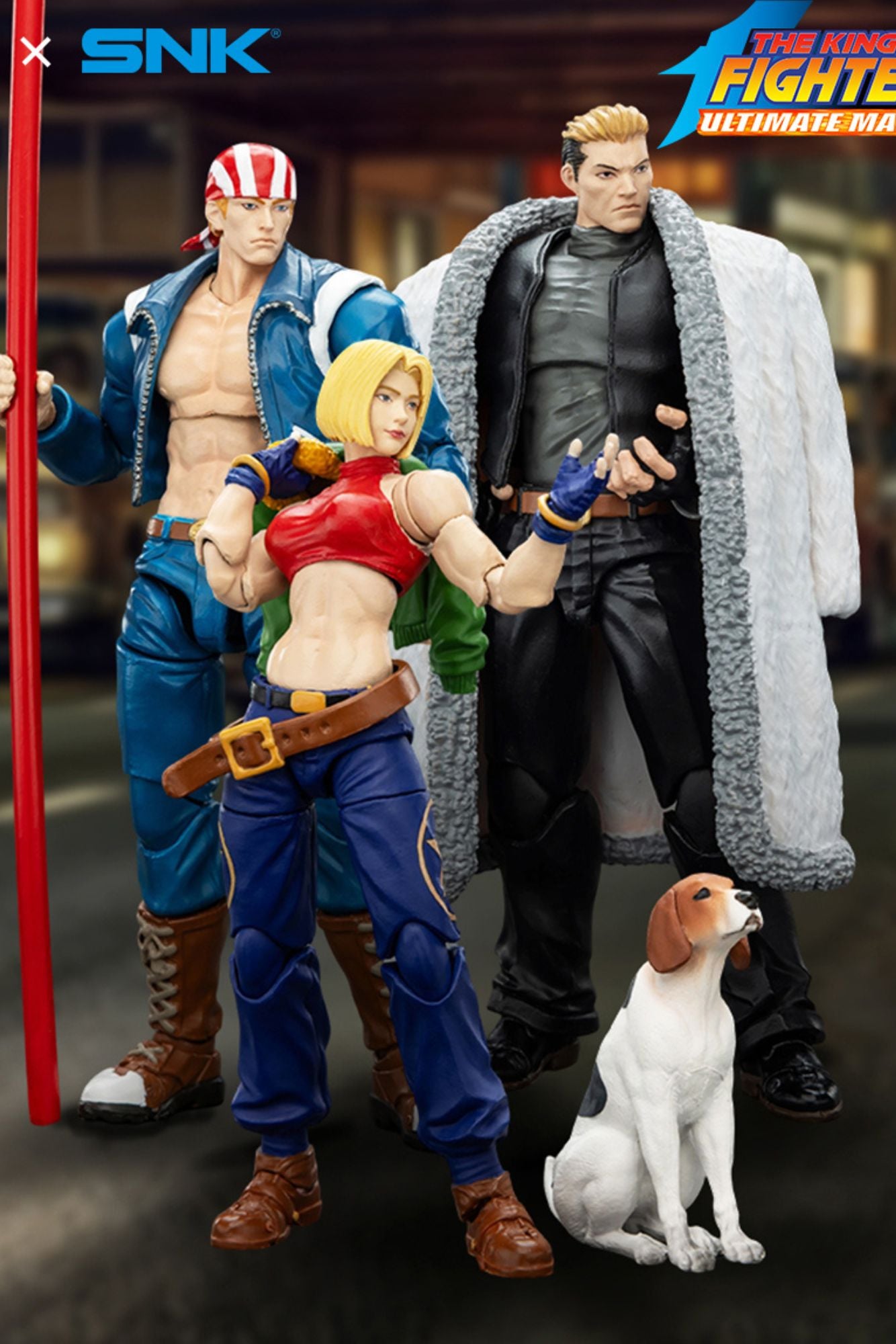 The King of Fighters KOF 98UM Hero Team -SNK 1/18 Action Figure JOYTOY ...