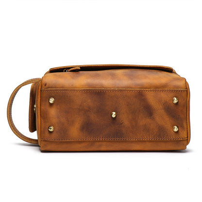 Pu leather - men's toiletry bag for necessities