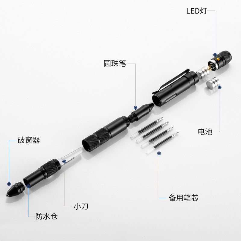 Multi-Functional 9 in 1 - Tactical pen - Version I