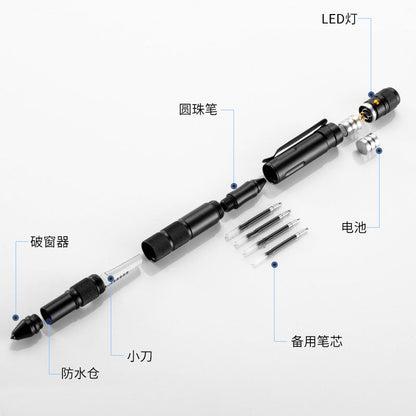 Multi-Functional 9 in 1 - Tactical pen - Version I