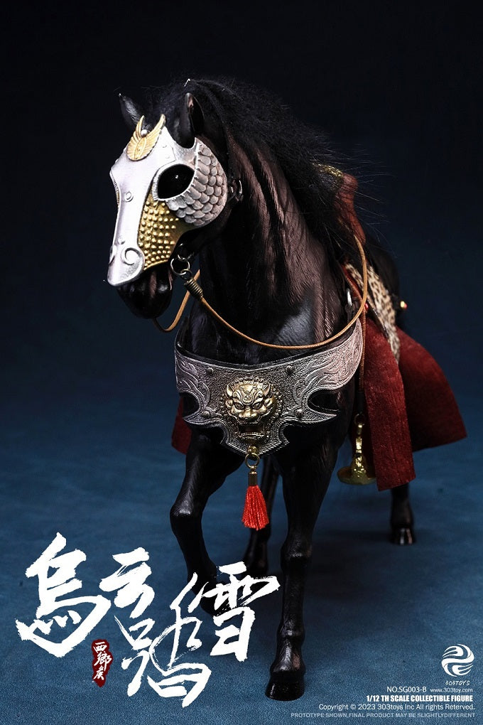 Three Kingdoms on Palm - Zhang Fei, Yide (Deluxe Battlefield Version) 1/12 Scale - Collectible Figure By 303TOYS